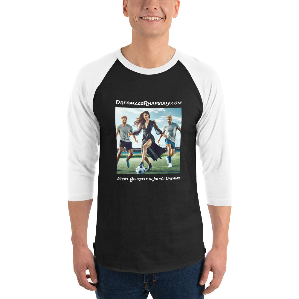 3/4 sleeve raglan shirt