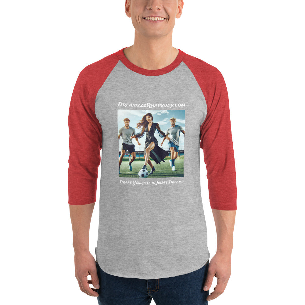 3/4 sleeve raglan shirt