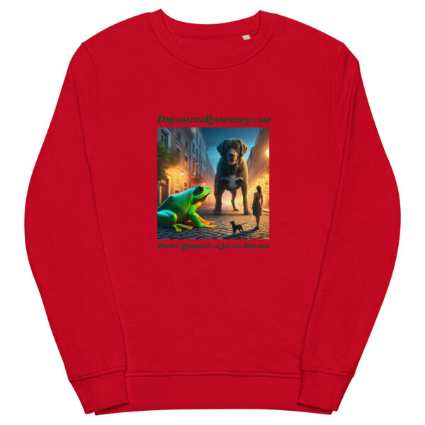 Unisex organic sweatshirt - Image 3